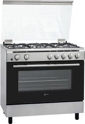 [7100037] Atlantic Gas Oven ATL-9060 IX 90cm Stainless