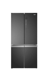 [6500076] ثلاجة هاير 4 ابواب 606 لتر زجاج اسود HRF-700/7100 FB