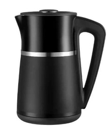 [18100024] CREST Electric Kettle CR-4020 1.7L Black &amp; Silver with Temperature Control