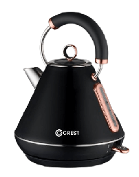 [18100026] CREST Electric Kettle CR-5051 1.8L Stainless Steel Black