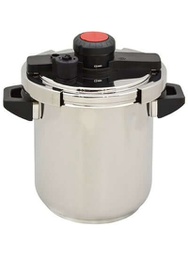 [7400001] Silampos Pressure Cooker 6L With a click Stainless Steel
