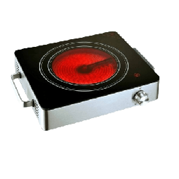 [6600093] ADC Electric Hobs KP-6001D Single Burner Black Glass