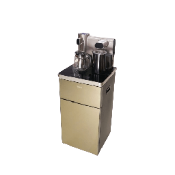 [6500082] Haier Water cooler HWDCYC18 Digital with 2 Heating Jugs Glass Gold