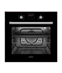 [7000062] Simfer Built-In Oven SMF-ADC606 D-BLK 60cm with Air Fryer Black Glass