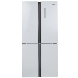[6500083] ثلاجة هاير 4 ابواب 547 لتر زجاج ابيض HRF-550/555/4556/5500 FW